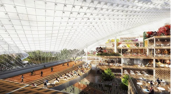 Google Yapmayı Düşündüğü Yeni Merkezinin Planlarını Yayınladı - tente 